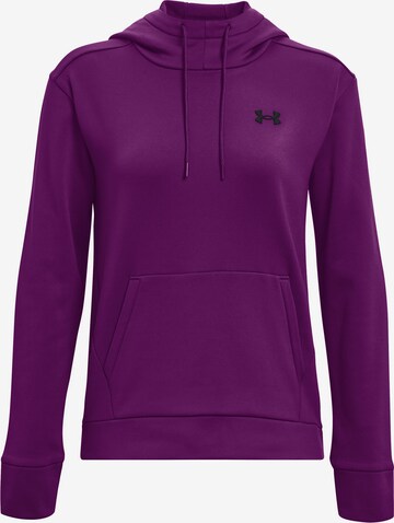UNDER ARMOUR Athletic Sweatshirt in Purple: front