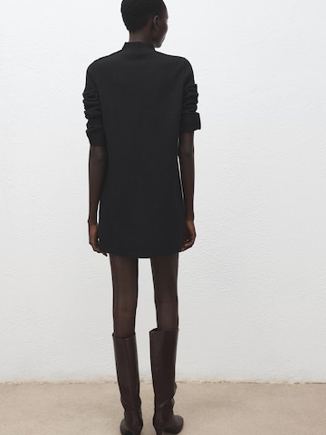 MANGOPletena haljina 'HARRY' - crna boja