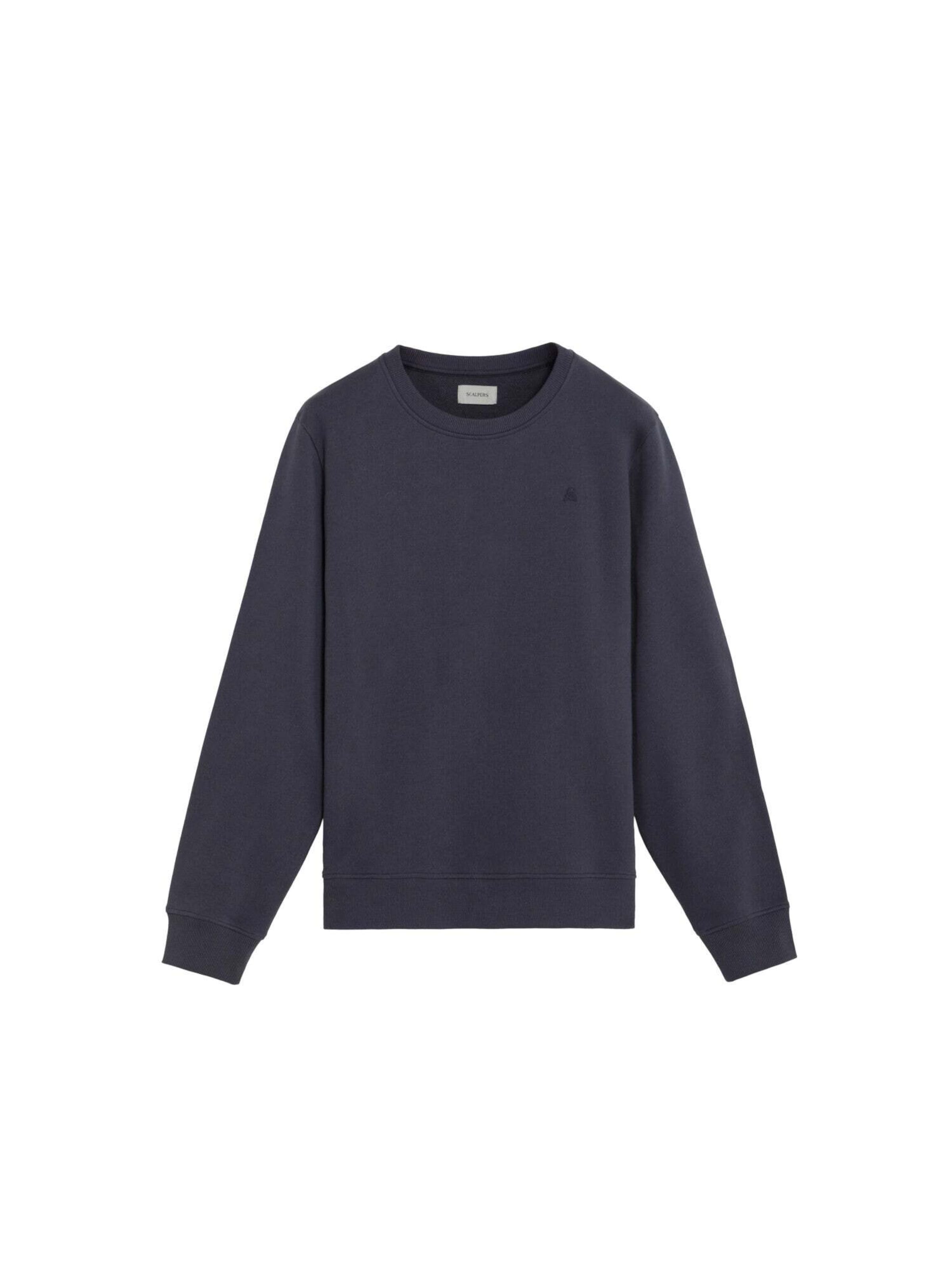 Sweat-shirt Scalpers en bleu : devant