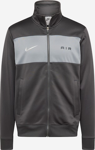 Nike Sportswear Sweatjacka 'AIR' i grå: framsida