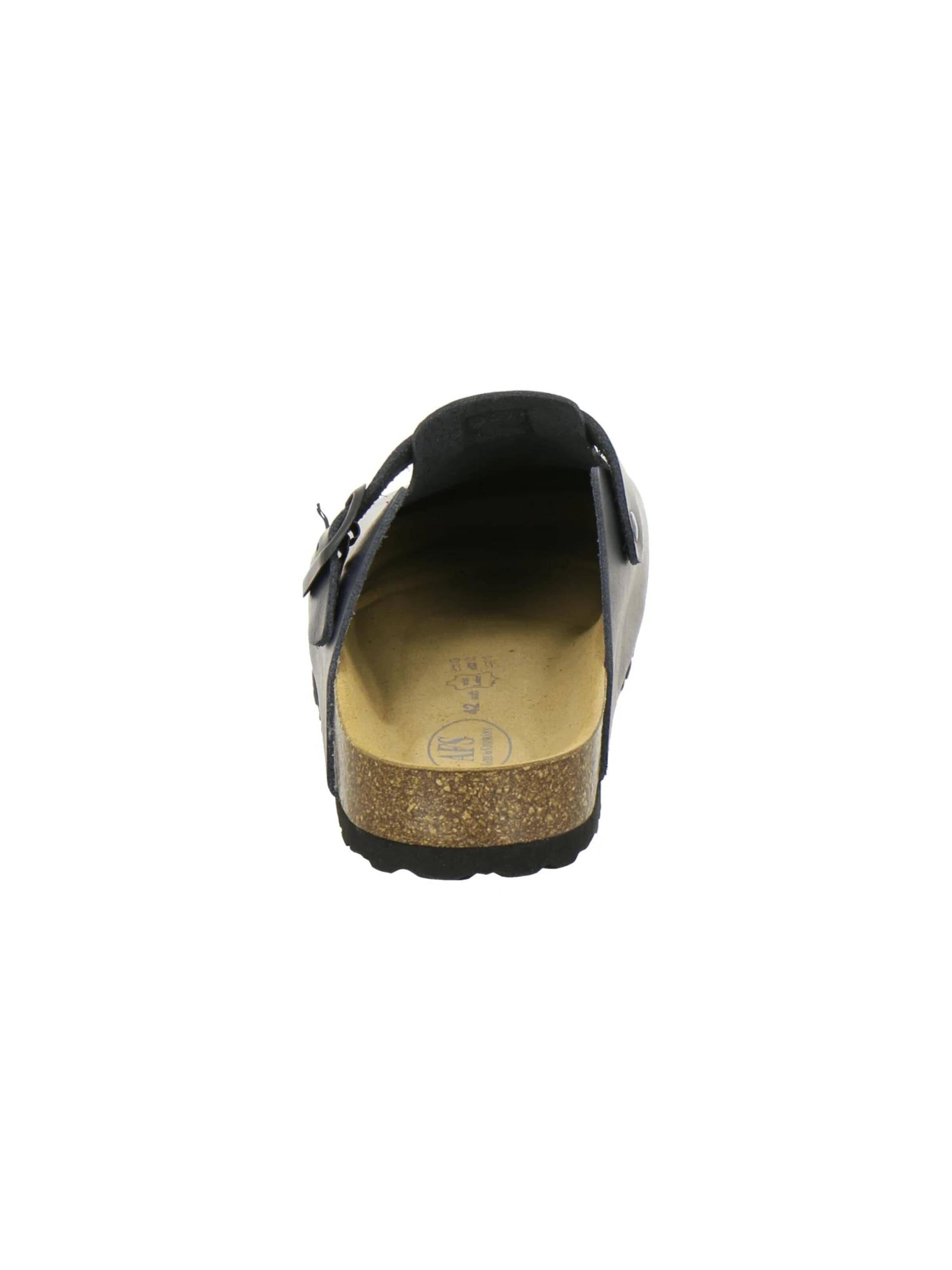AFS-Schuhe Clogs 'Clogs Herren navy Glattleder' in Blauw