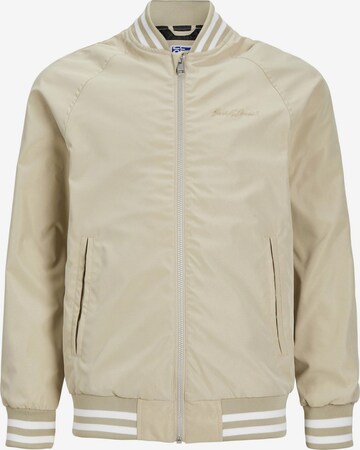 Jack & Jones Junior Tussenjas in Beige: voorkant