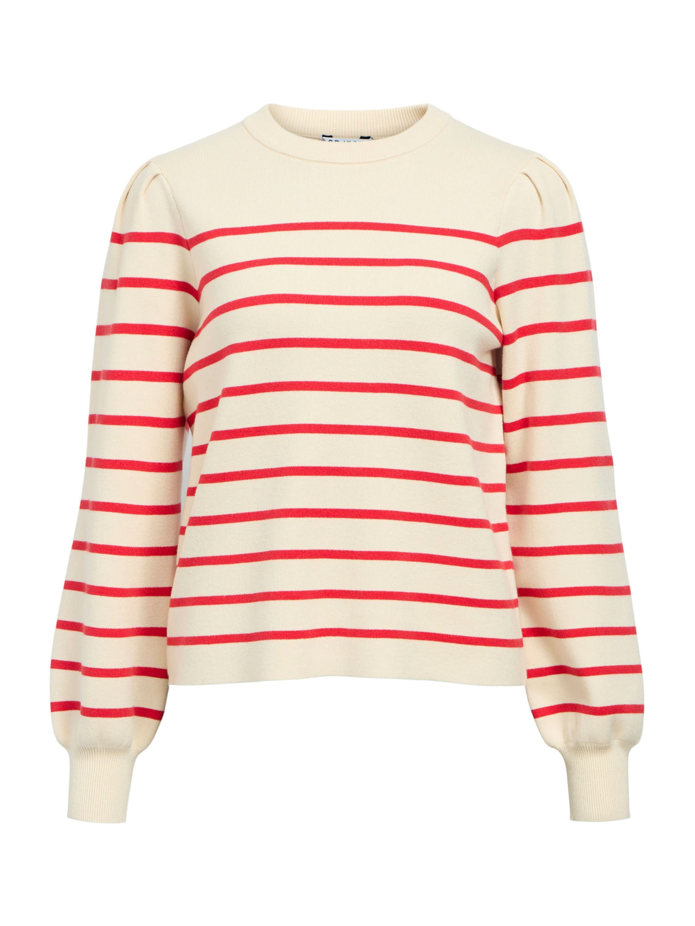 OBJECT Sweater 'OBJReynard' in Beige: front