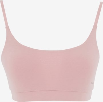 Organication Bra in Pink: front