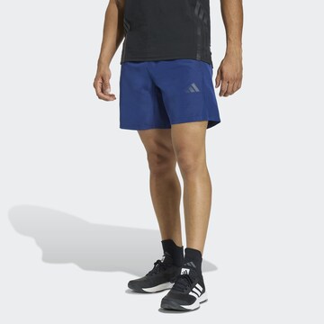ADIDAS PERFORMANCE Regular Pants in Blue: front