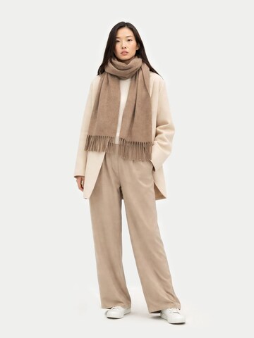 GOBI Cashmere - Chal 'Unisex Cashmere Fringed Scarf' en gris