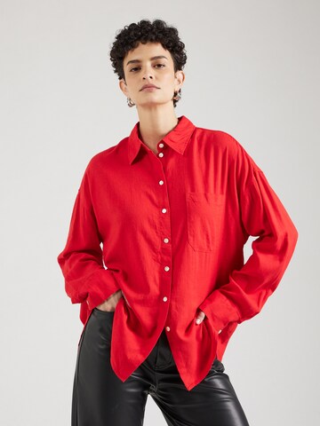 Camicia da donna 'Magdalena' di Lindex in rosso: frontale