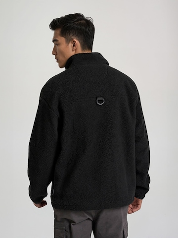 Funky Buddha Fleece jacket in Black