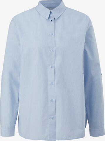 comma casual identity Blouse in Blauw: voorkant