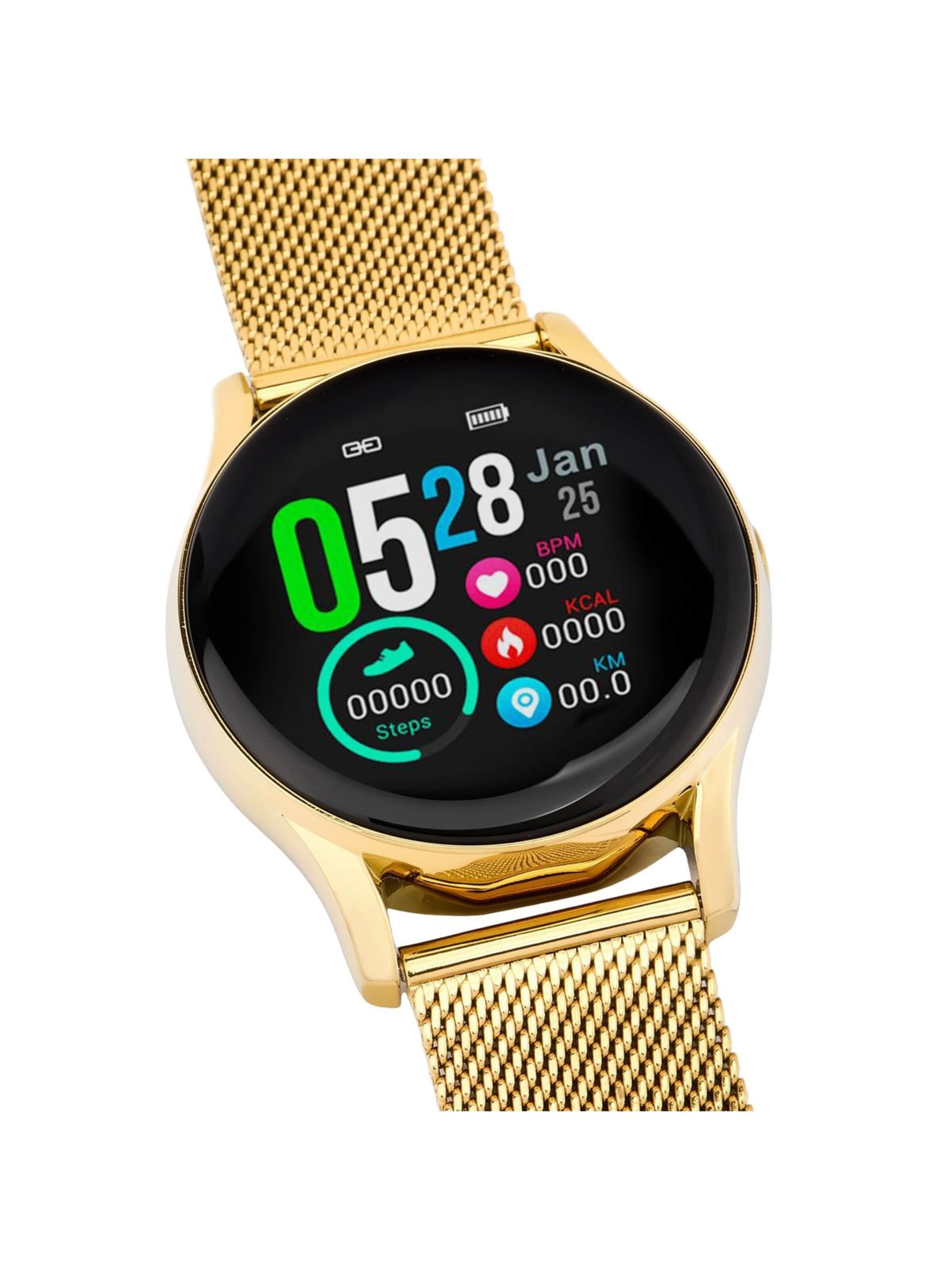 Lotus Digitaluhr‌ in Gold