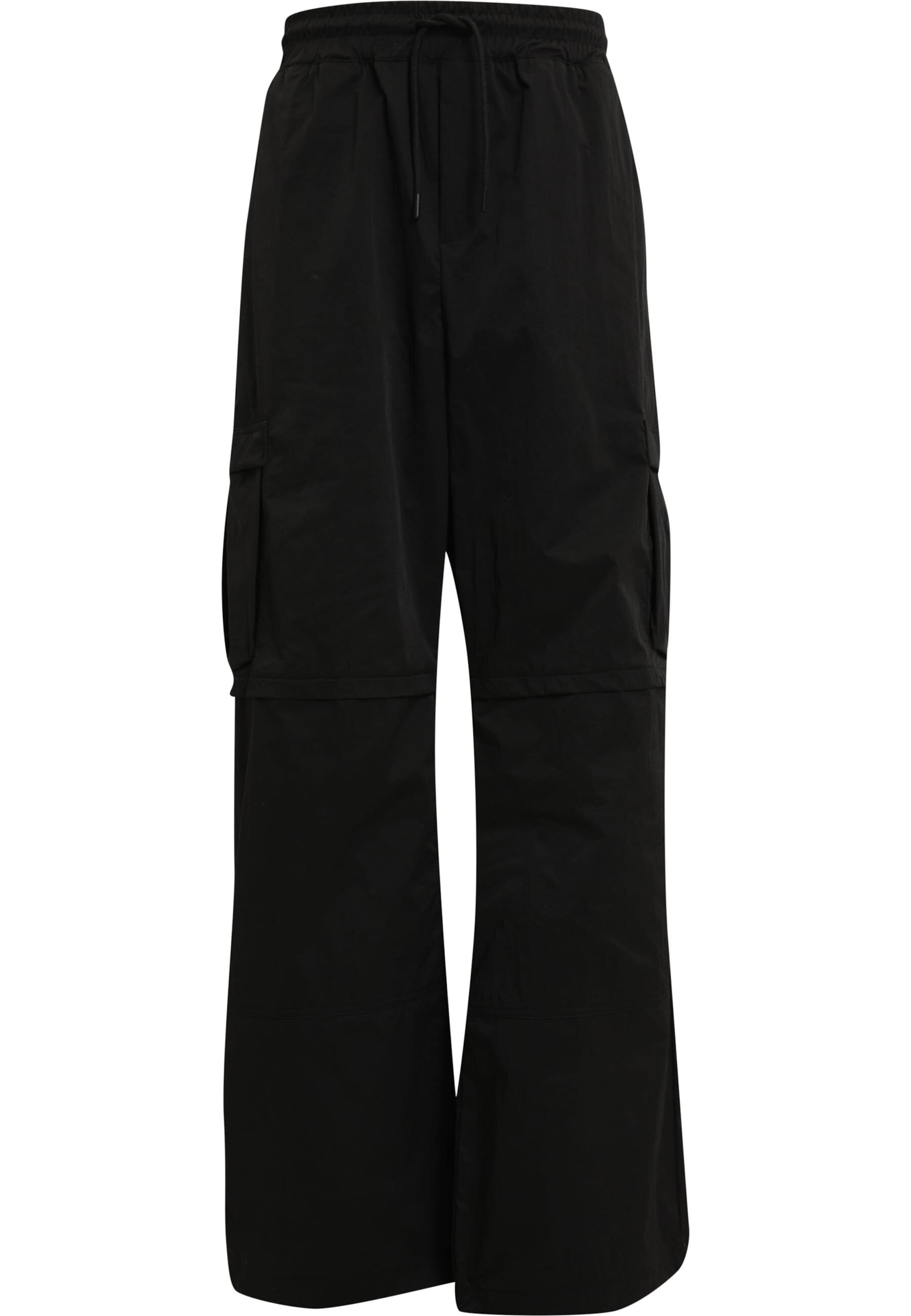 DEF Loosefit Kapsáče 'Big' – černá: přední strana