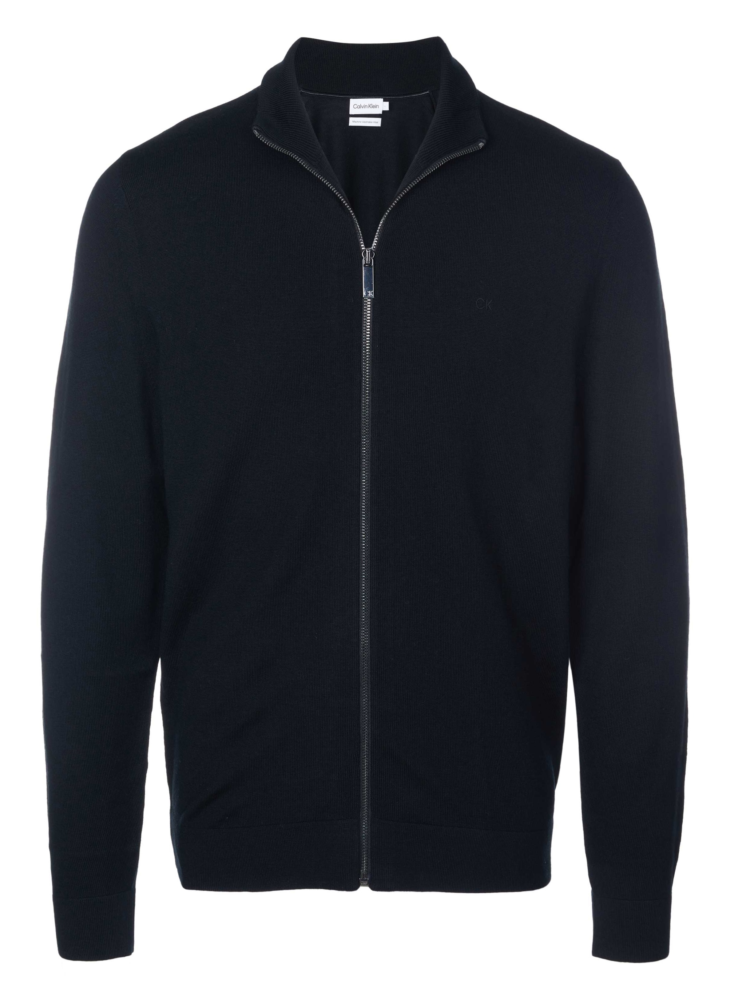 Calvin Klein Knit Cardigan 'Calvin Klein Jacke' in XXL in Black, Item view