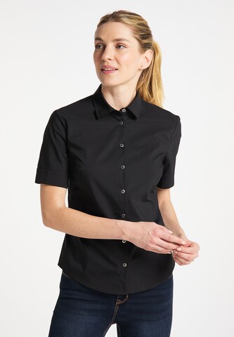 Camicia da donna di usha BLUE LABEL in nero: frontale