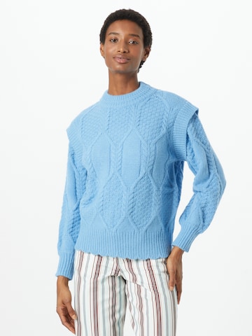 FRNCH PARIS Sweater 'LUANNA' in Blue: front