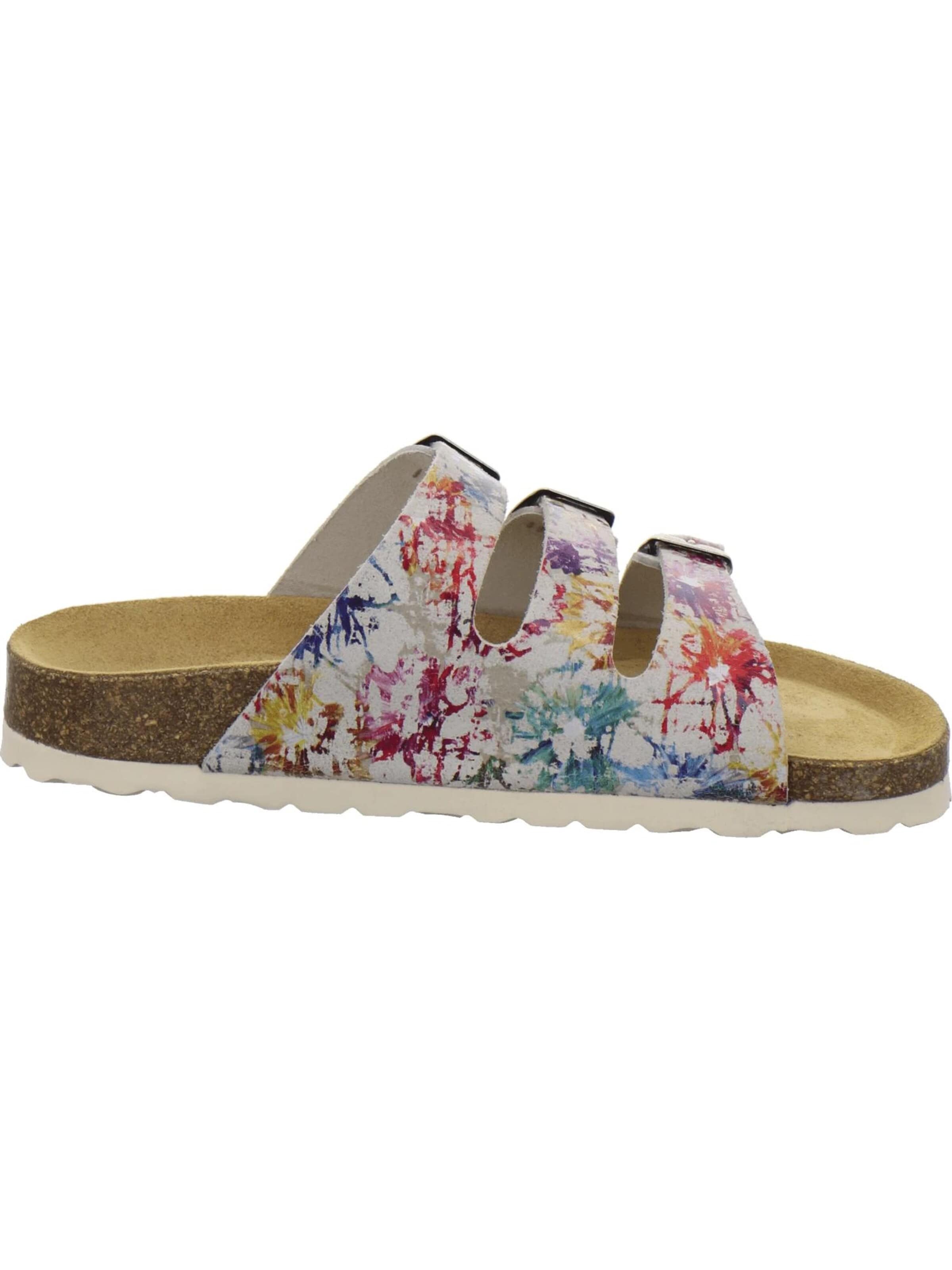 Zoccoletto 'Pantoletten Damen Dreischnaller paint' di AFS-Schuhe in colori misti