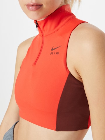 Bustier Soutien-gorge de sport NIKE en rouge