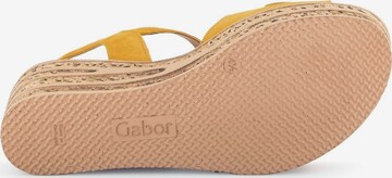 Sandales GABOR en jaune