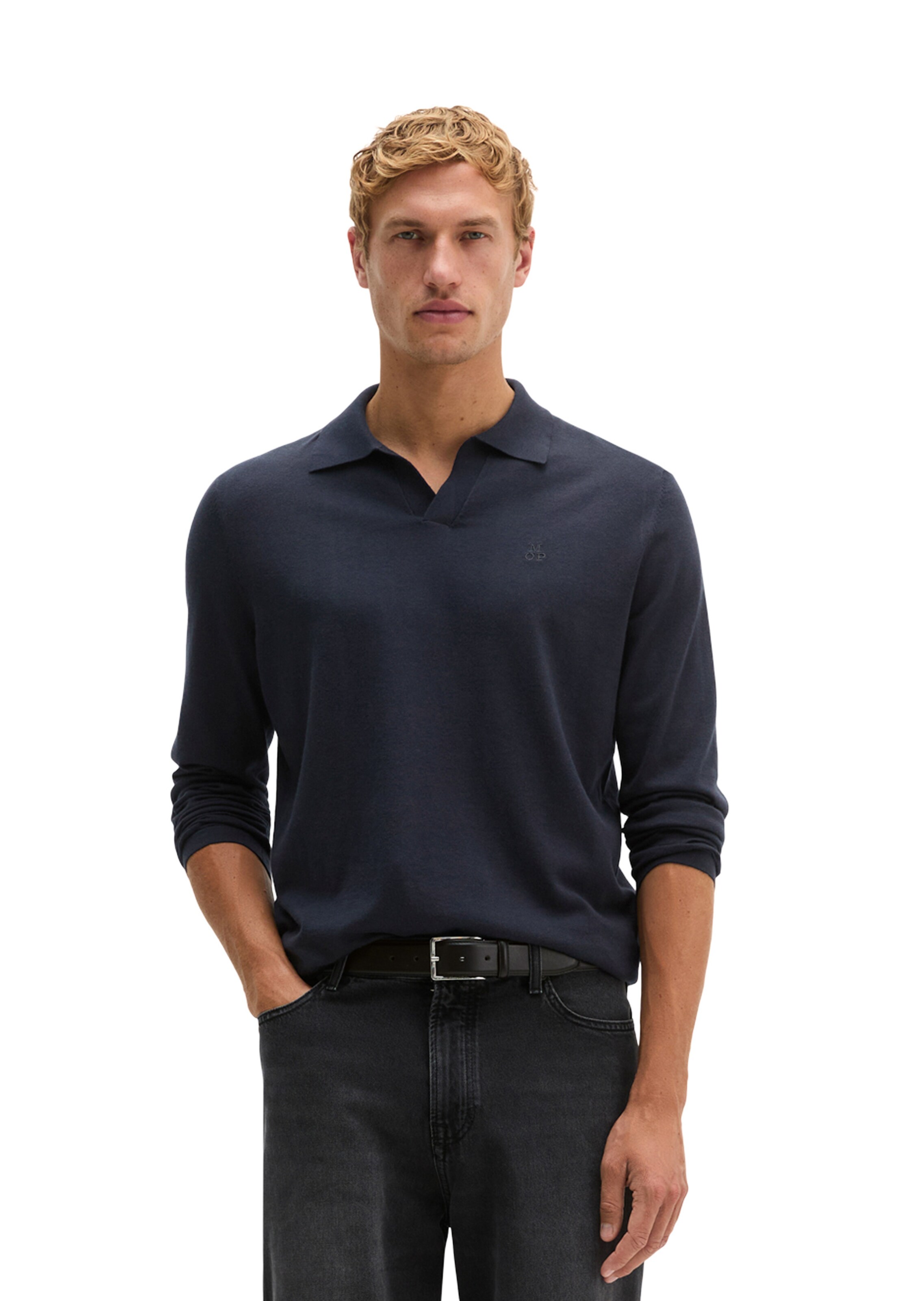 Marc O'Polo Trui in Blauw: voorkant