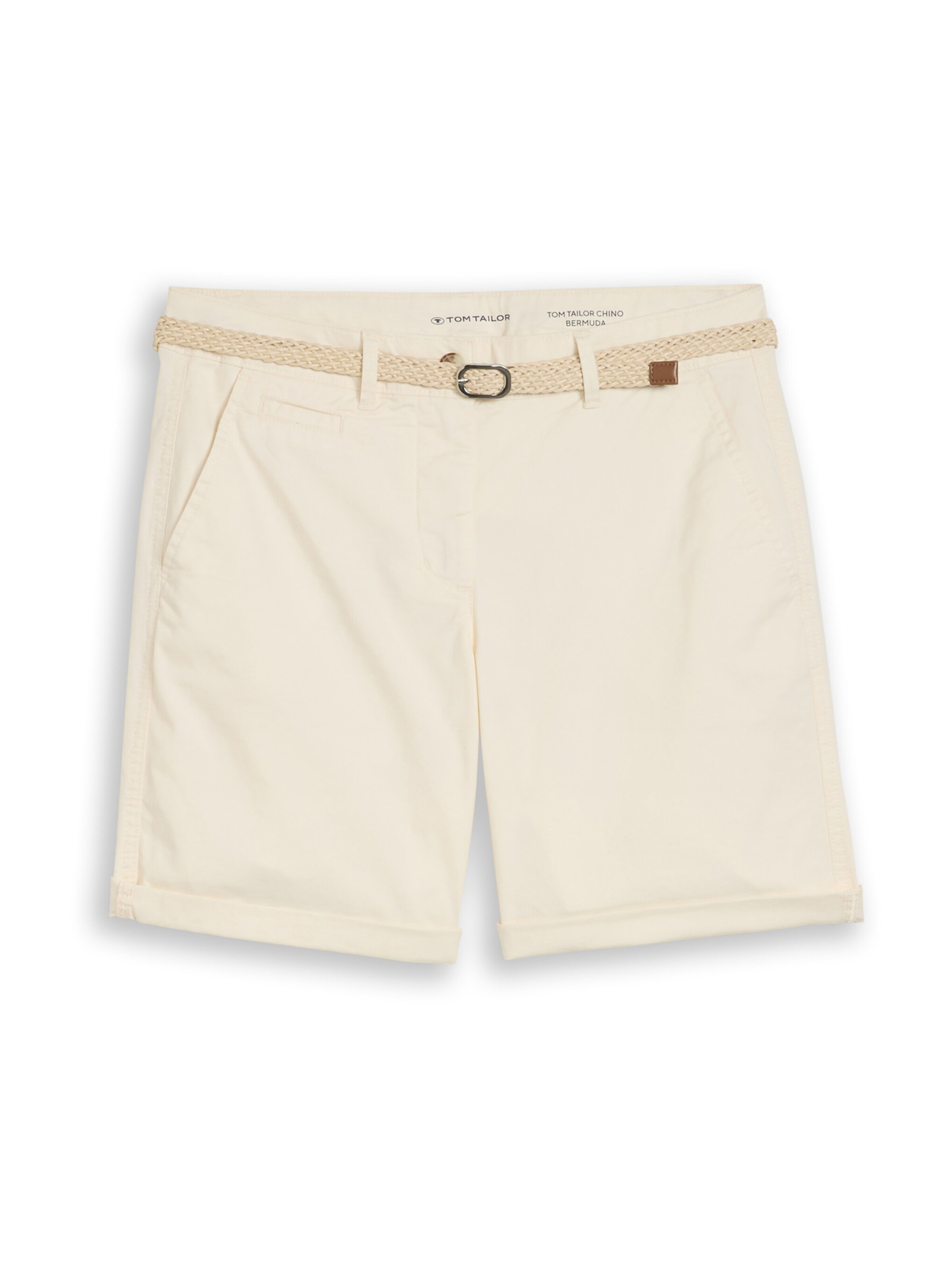 TOM TAILOR Chino in Wit: voorkant