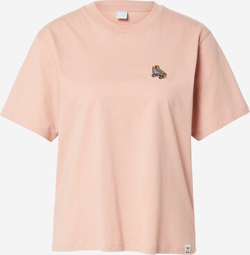 T-shirt Iriedaily en rose : devant