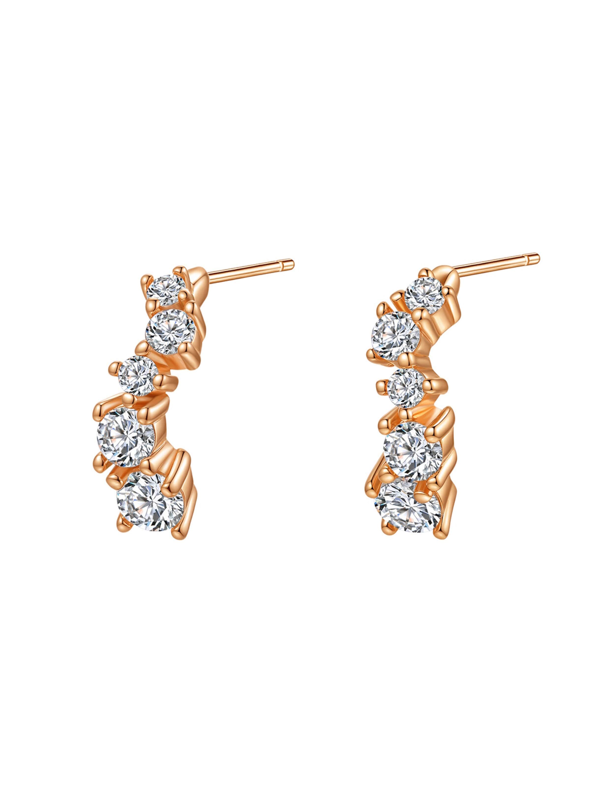 Hey Happiness Ohrringe 'Celestial Sparkle'‌‌‌ in Gold: Vorderseite