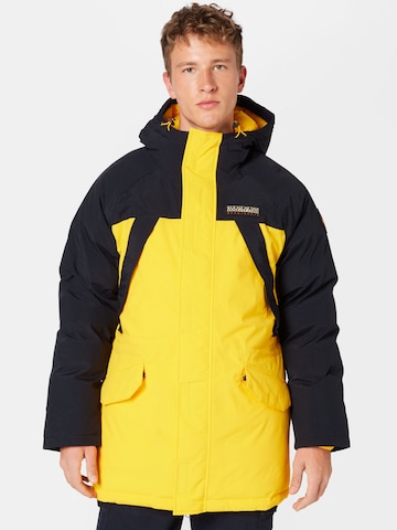 NAPAPIJRI Winter jacket 'EPOCH' in Yellow: front