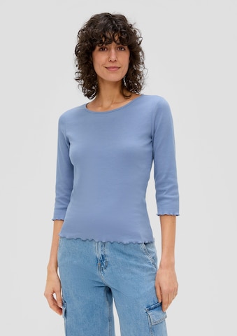 s.Oliver Shirt in Blauw: voorkant