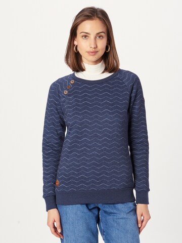 Ragwear Sweatshirt 'Daria' in Blue: front