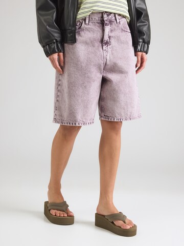 Carhartt WIP Avar lõige Teksapüksid 'Brandon', värv lilla: eest vaates