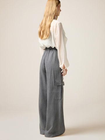 oltre Wide leg Trousers in Grey