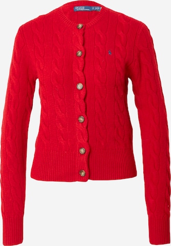 Polo Ralph Lauren Gebreid vest in Rood: voorkant