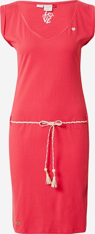 Ragwear - Vestido 'SLAVKA' em vermelho: frente