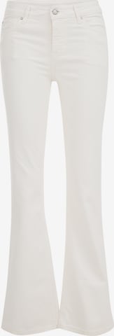 WE Fashion Flared Jeans in White: front