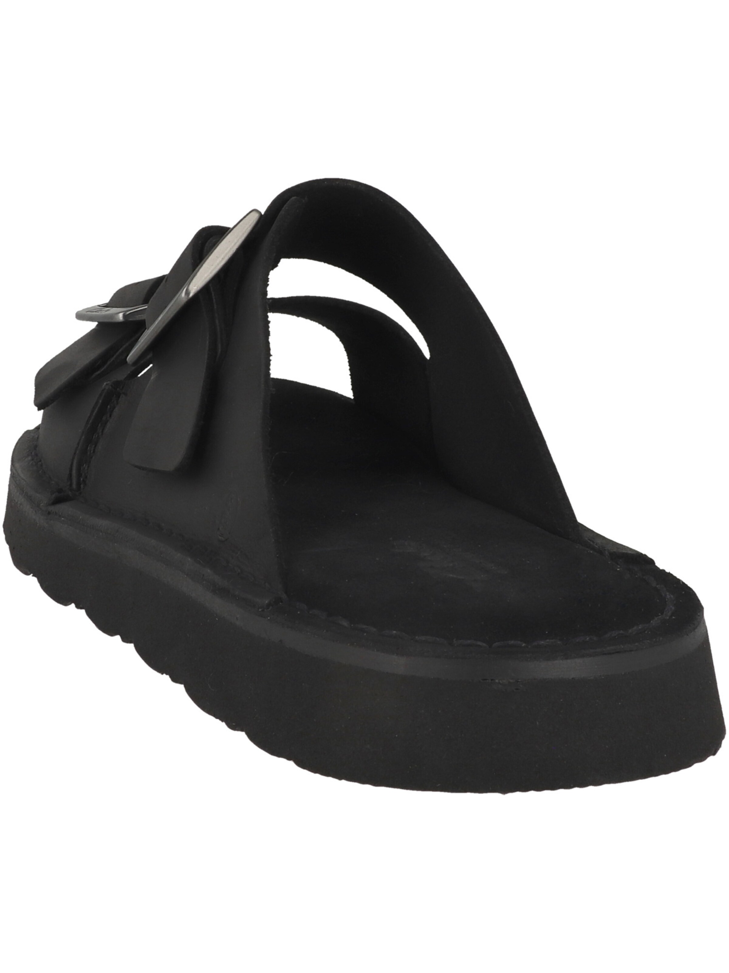CLARKS - Sapato aberto 'Solsbury' em preto