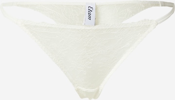 ETAM Thong in White: front