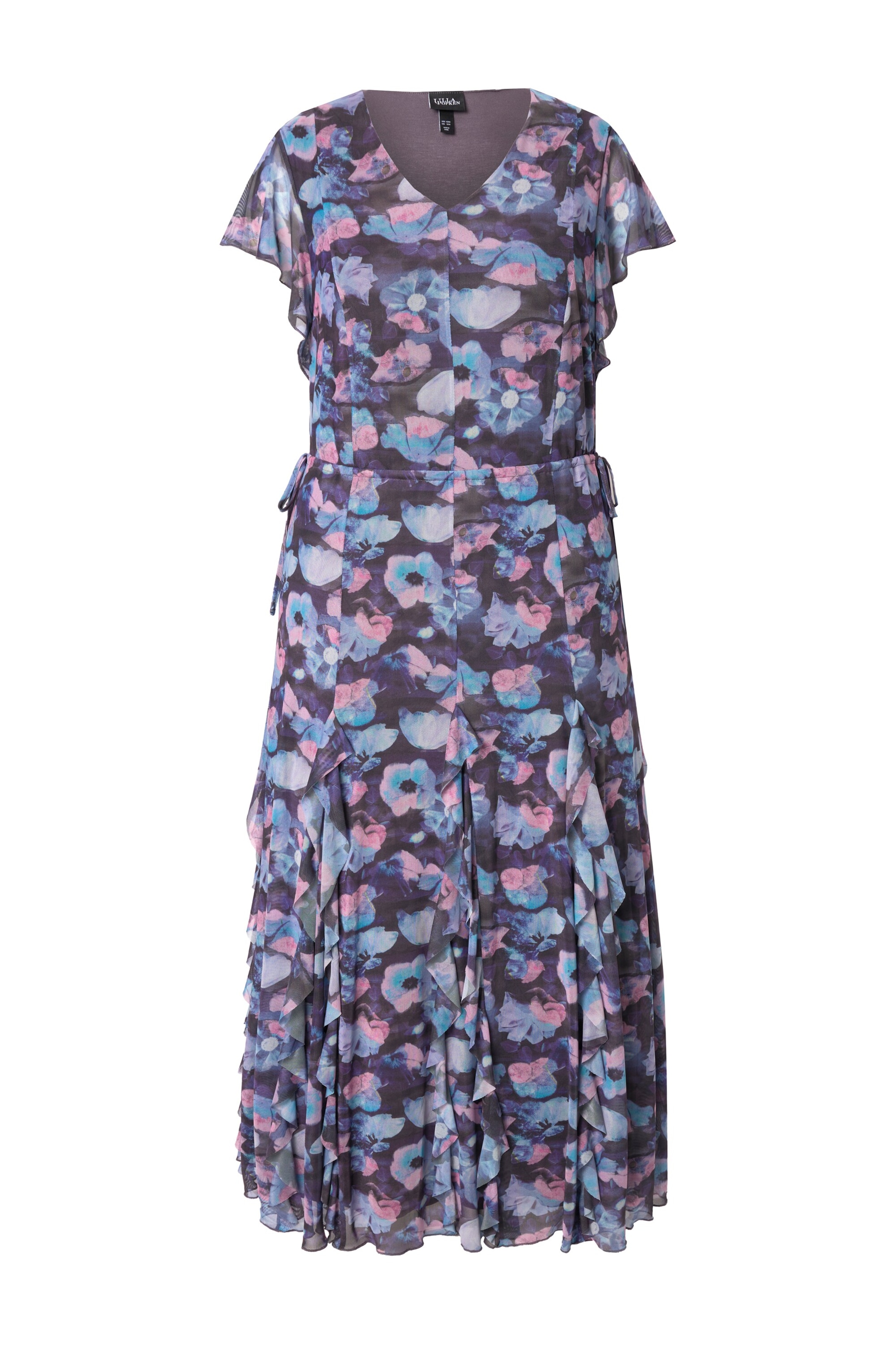 Ulla Popken Jurk in Blauw: voorkant