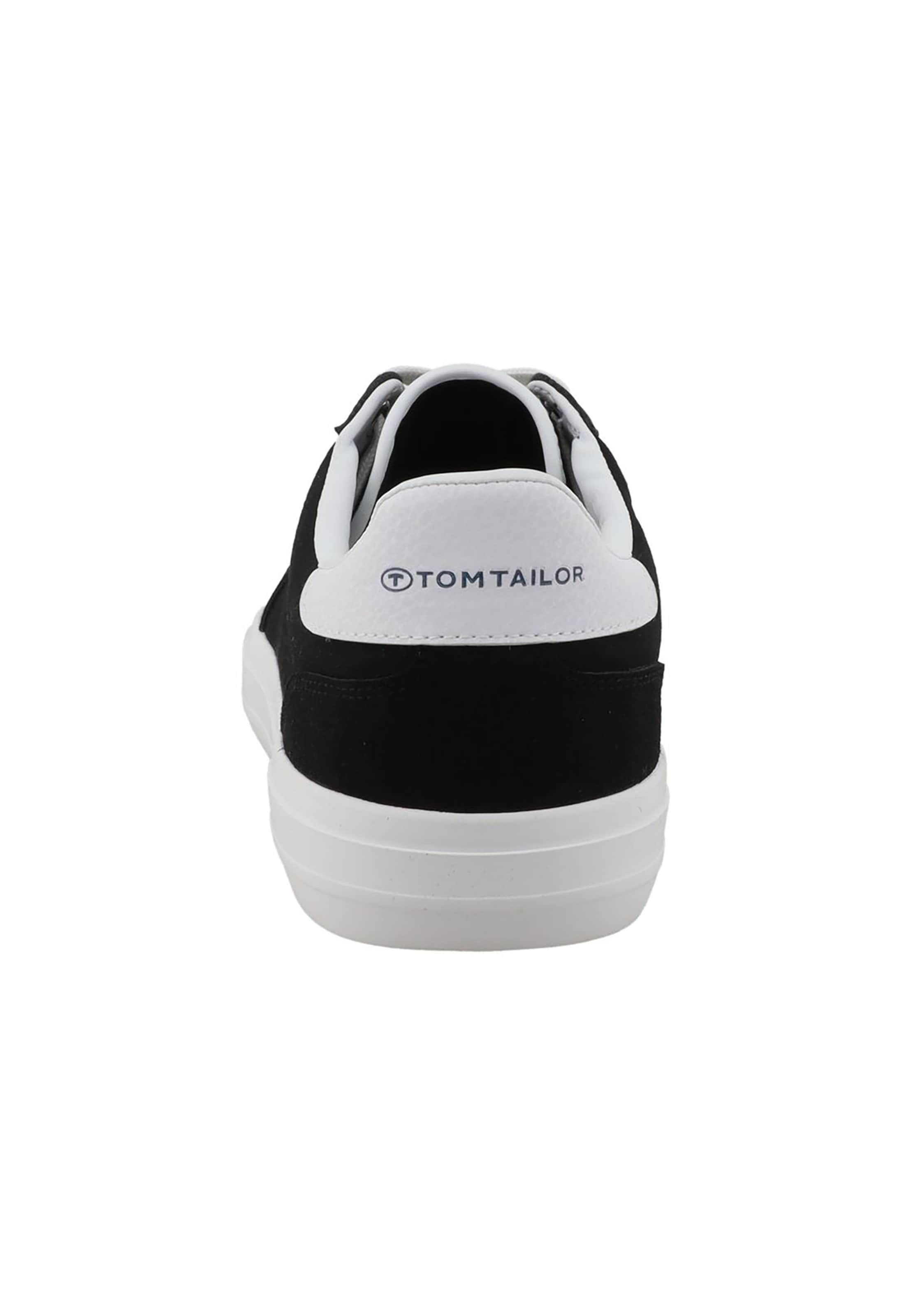 TOM TAILOR Sneakers laag in Zwart