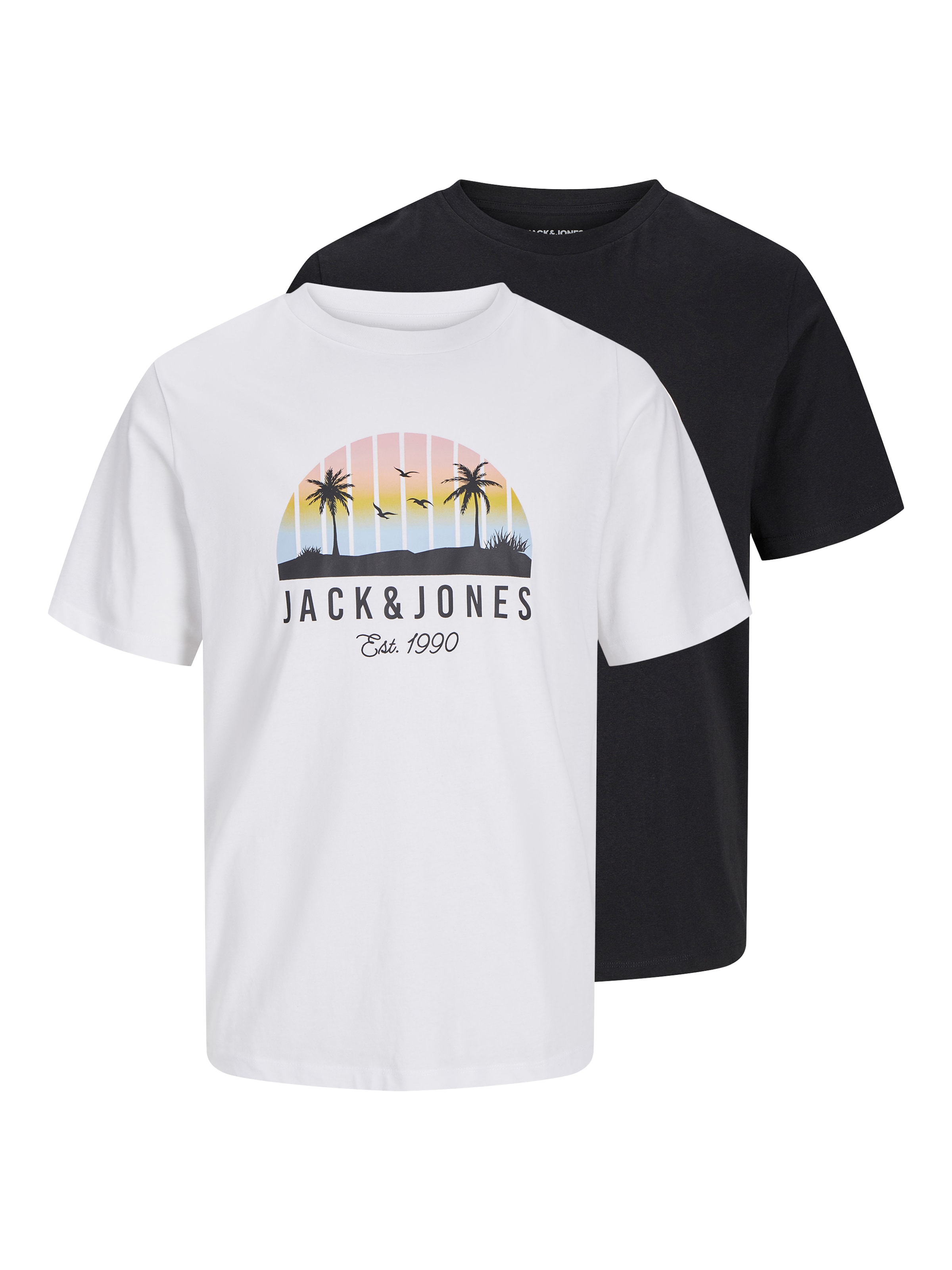 Jack & Jones Junior T-Shirt in Schwarz: Vorderseite