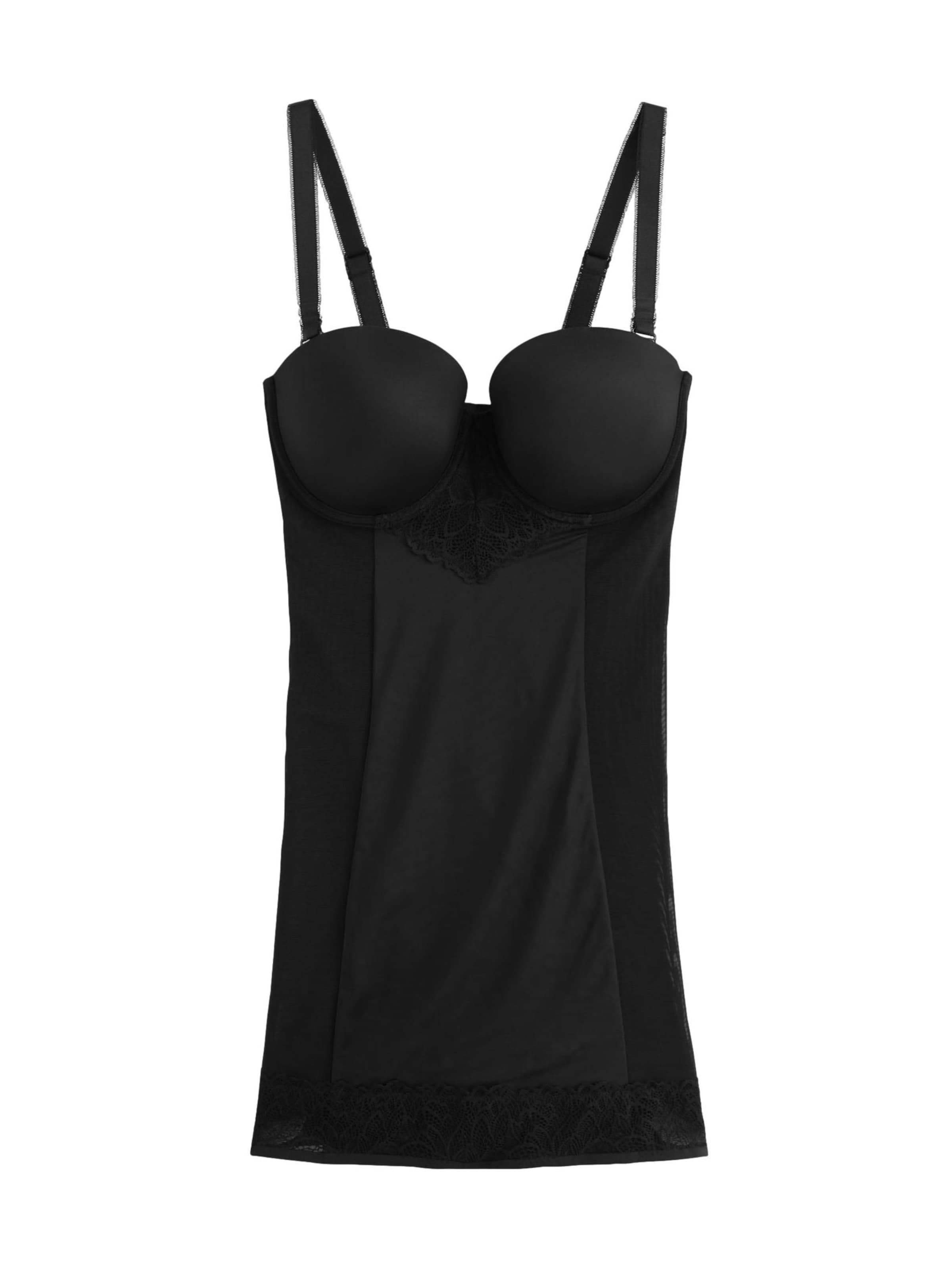 Next Korzetové šaty - Čierna: predná strana