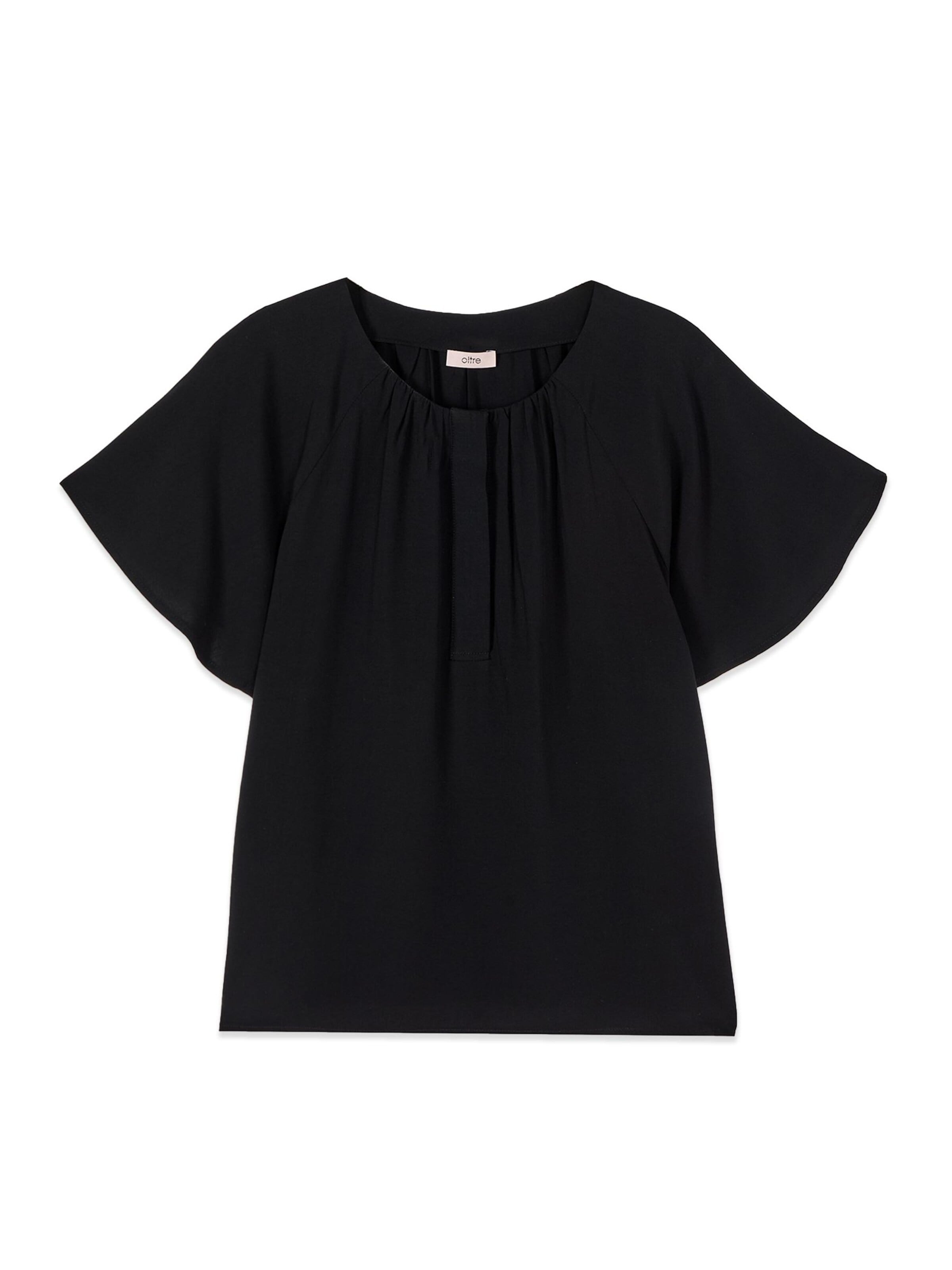 Camicia da donna di oltre in nero: frontale