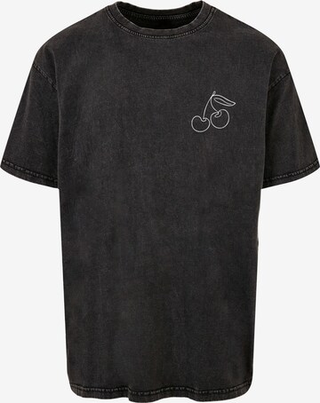 Merchcode Shirt 'Cherry' in Black: front