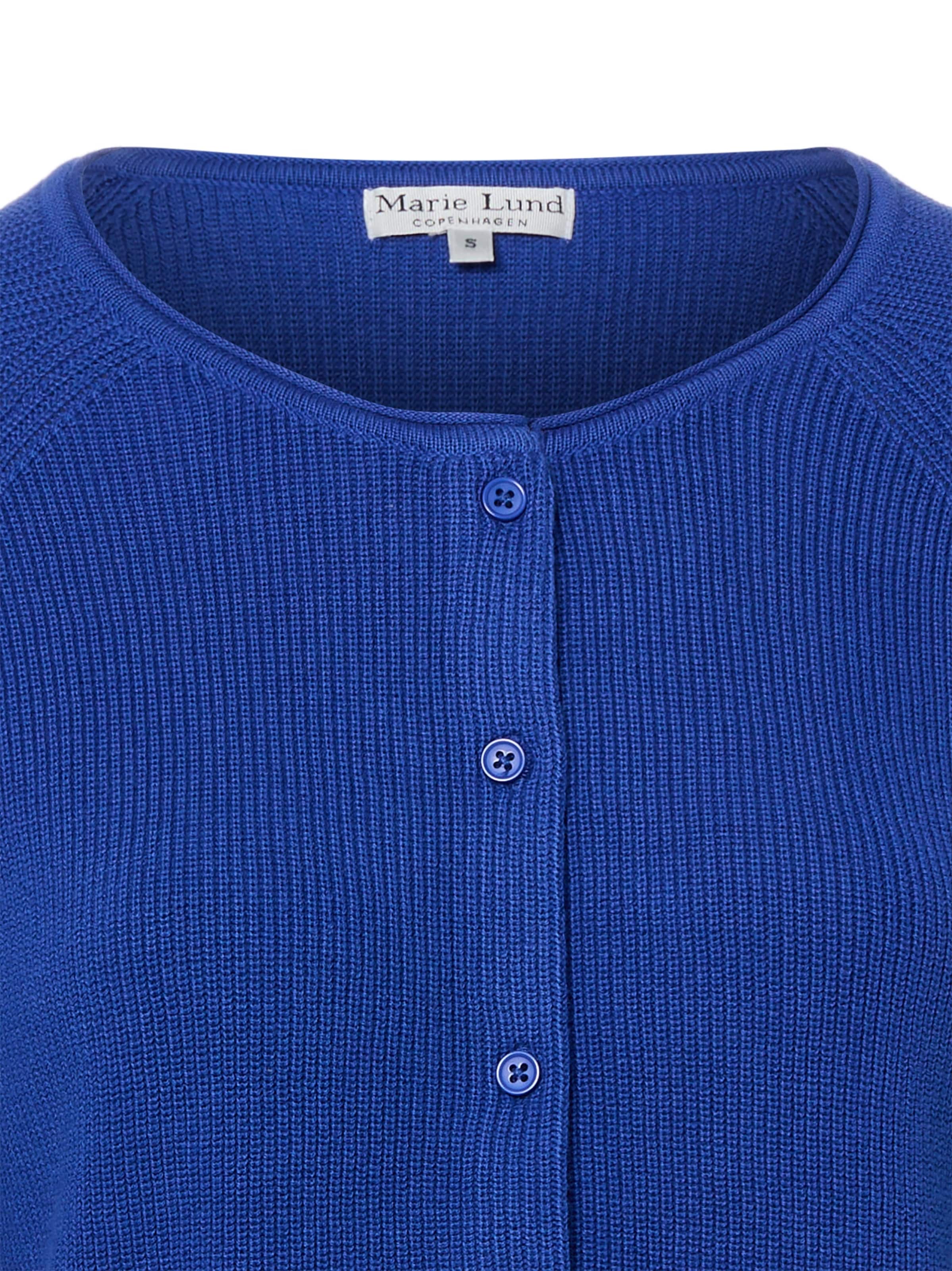 Cardigan Marie Lund en bleu