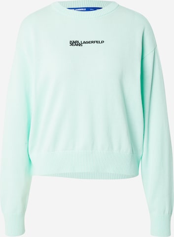 KARL LAGERFELD JEANS Neulepaita värissä vihreä: etupuoli