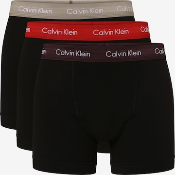 Regular Boxeri de la Calvin Klein Underwear pe negru: față