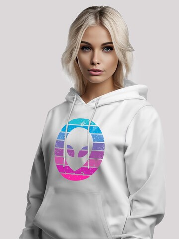 F4NT4STIC Sweatshirt 'Alien Kopf' in Weiß