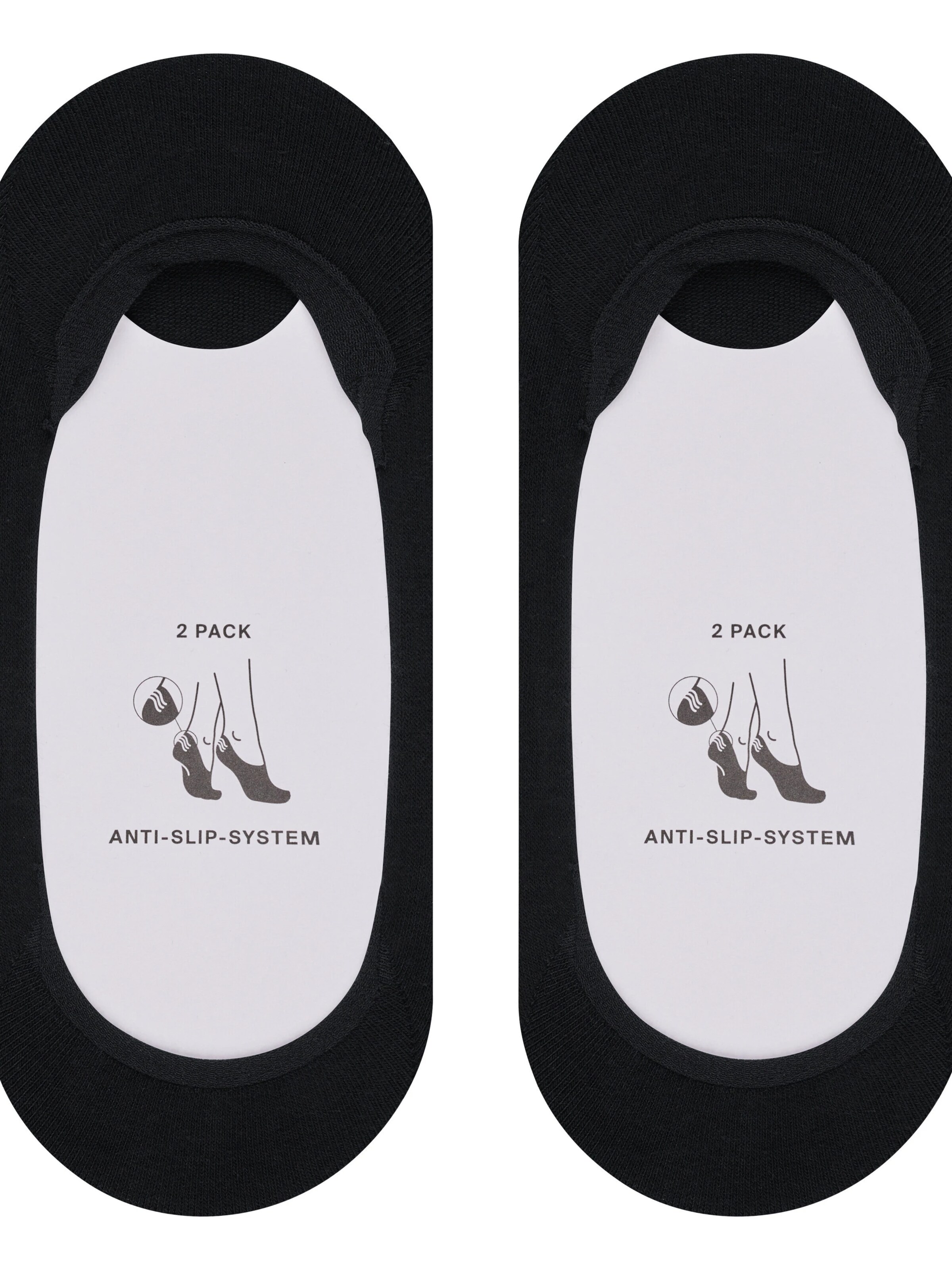 ESPRIT Socken 'Solid Low 2-Pack'‌ in Schwarz