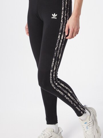 Skinny Leggings '3-Stripes Print' ADIDAS ORIGINALS en noir