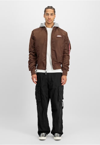 Veste mi-saison 'MA-1' ALPHA INDUSTRIES en marron