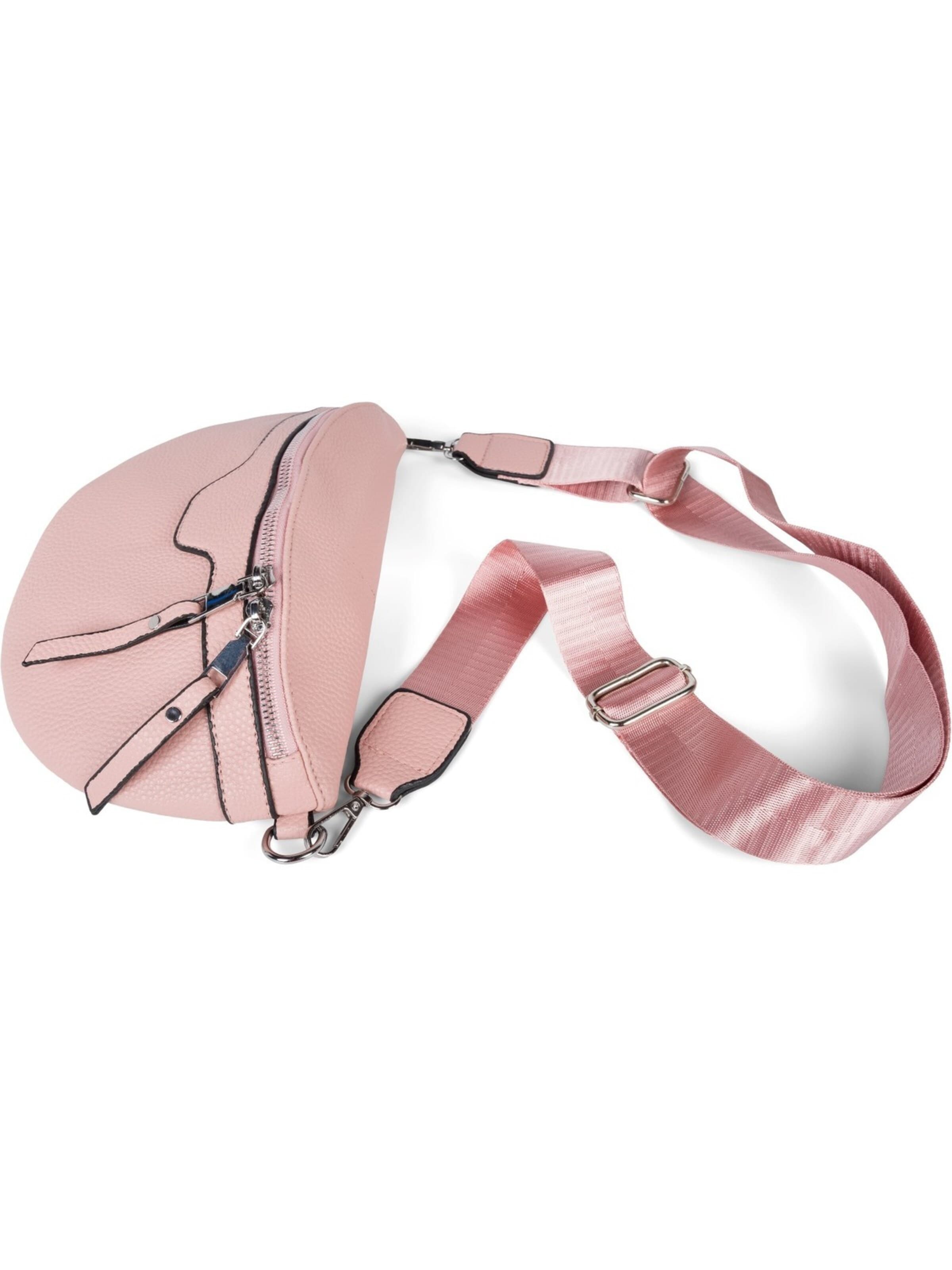 styleBREAKER Umhängetasche 'Halbmond Umhängetasche Uni'‌‌‌‌‌‌‌‌‌‌ in Pink