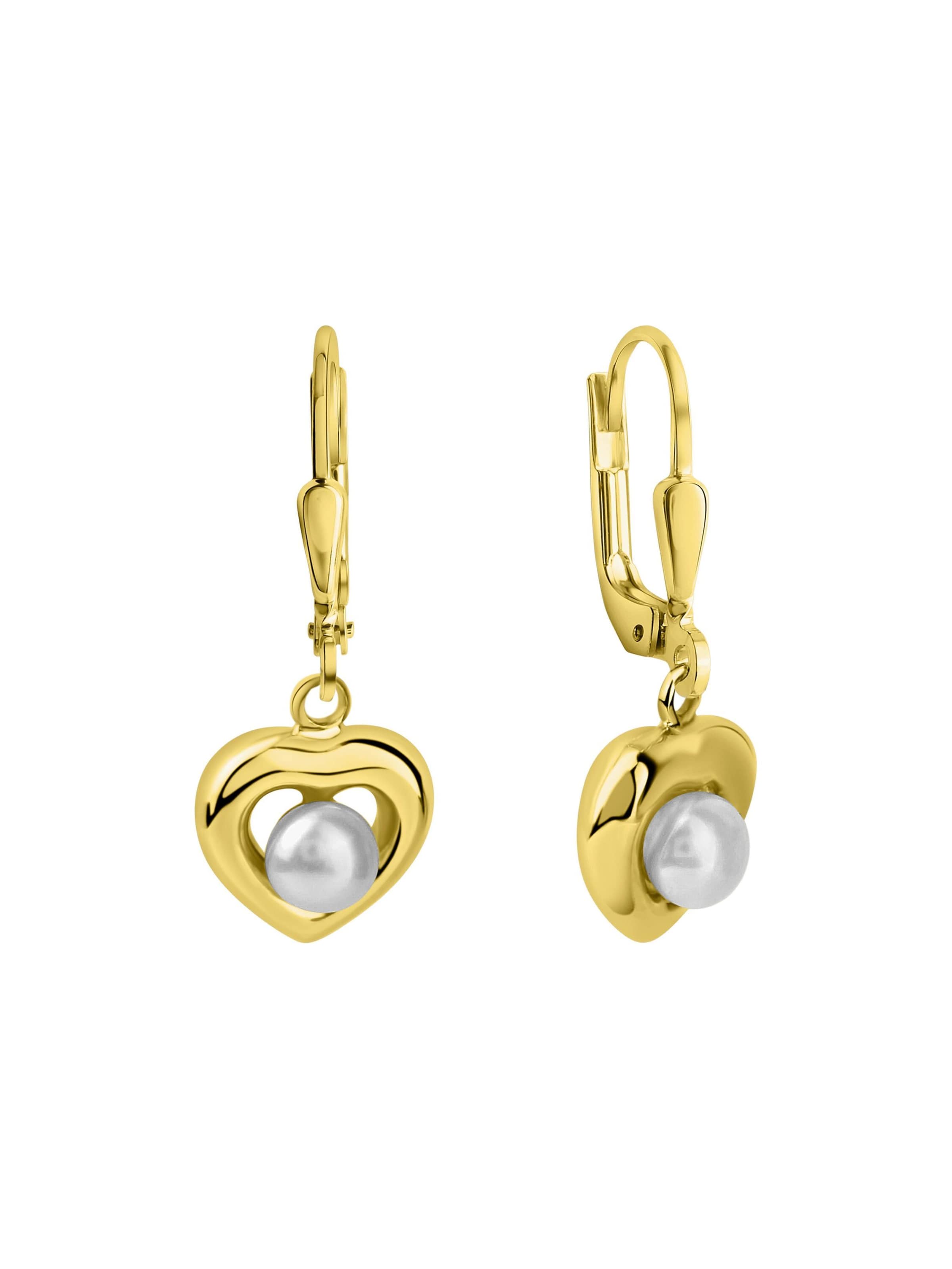 Fascination by Ellen K. Earrings in Yellow: front